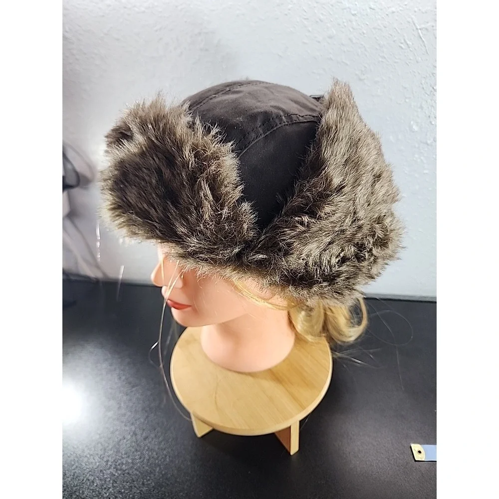 Free Authority Faux Fur Trapper Hat‎ Ear Flap Warm Brown